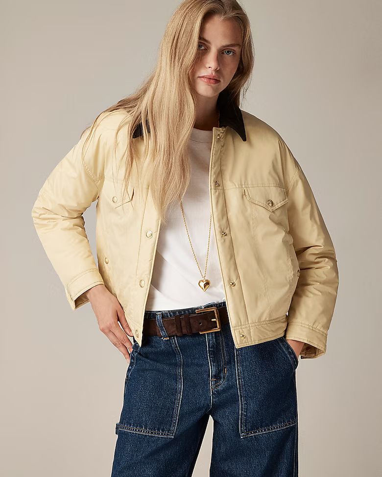 Puffer trucker jacket | J. Crew US