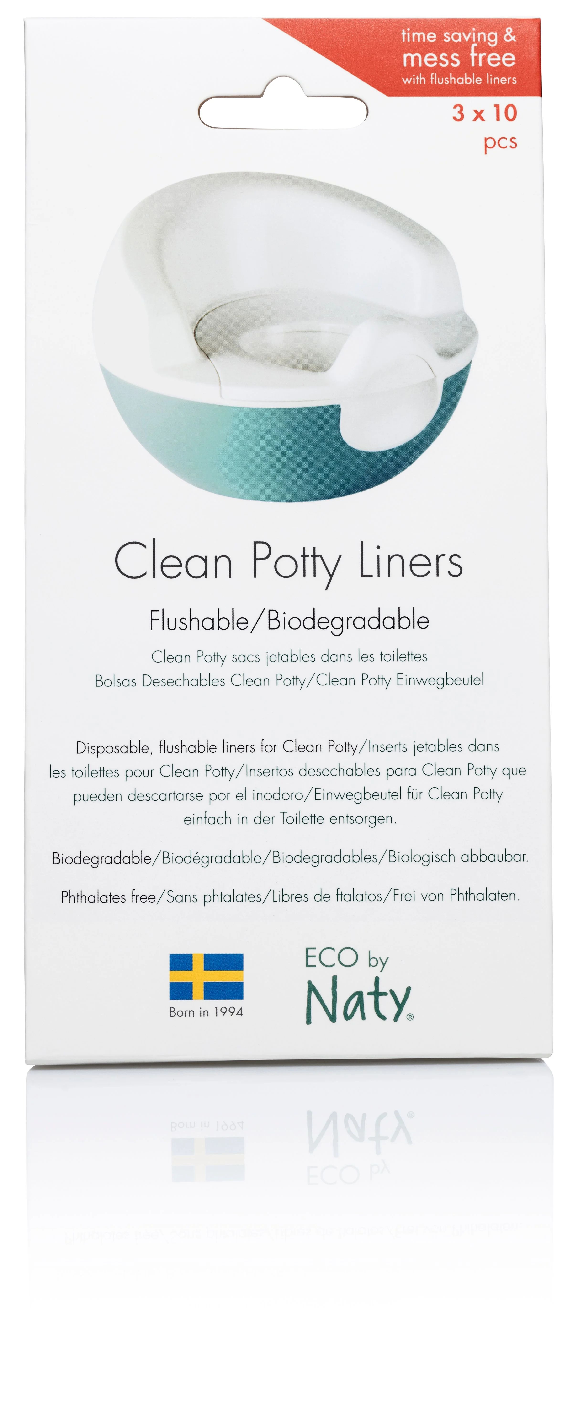 Eco by Naty Clean Potty Flushable Bags, 30 Ct | Walmart (US)