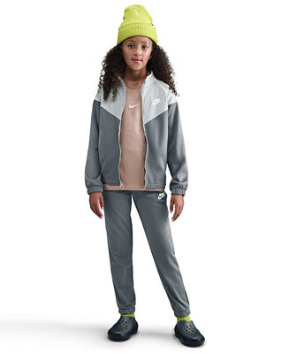Boys' and Girls' 7-20 Sportswear Dri-FIT Long-Sleeve Jacket and Pants, 2-Piece Set | Macy's