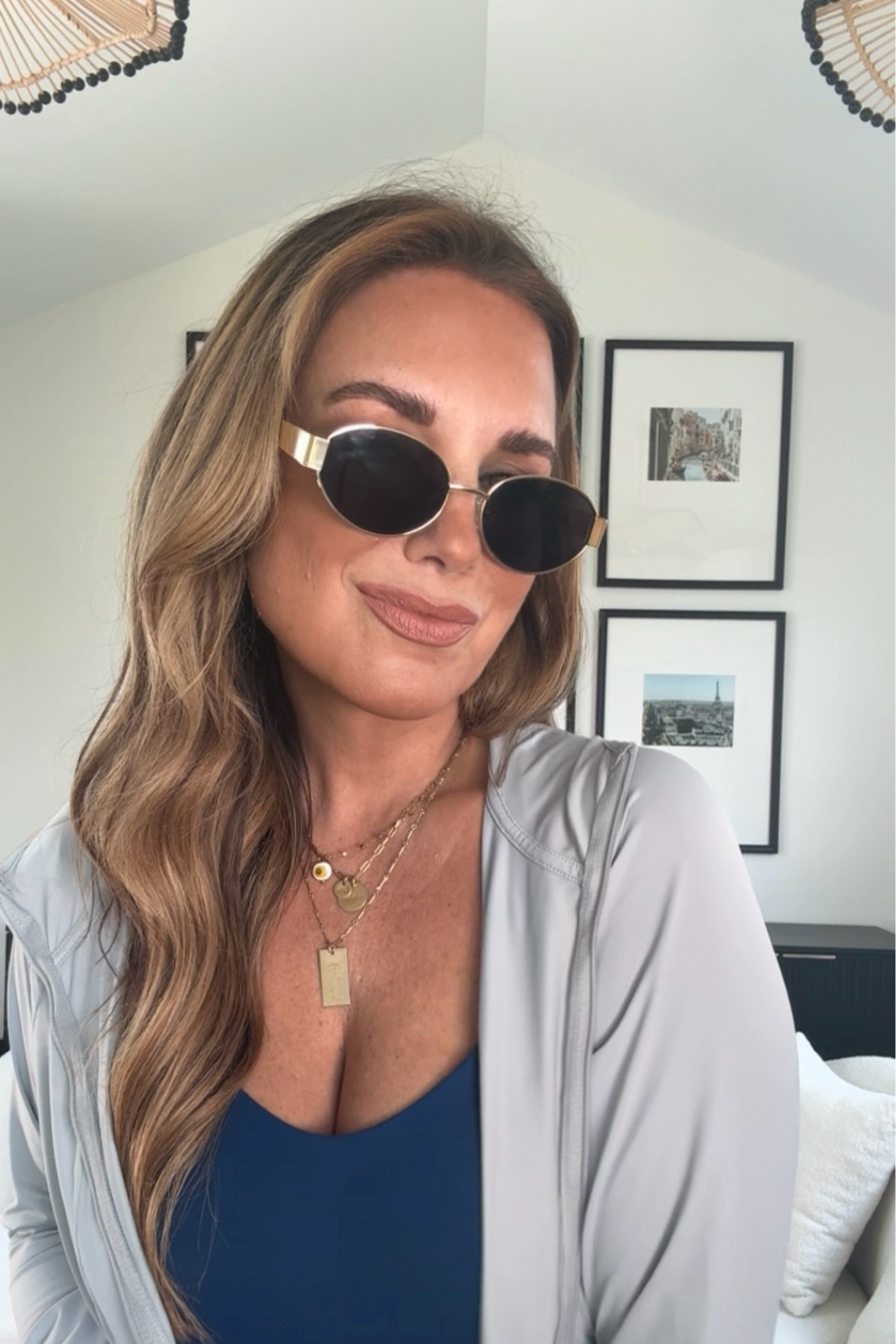 Some of  my favorite sunnies for summer!!  Use code SJANGELLE to save more than 20% off @sojosvision #sojosvision!! Linking my workout set too. 
Wearing size small/medium. 

#LTKStyleTip #LTKTravel #LTKFindsUnder50