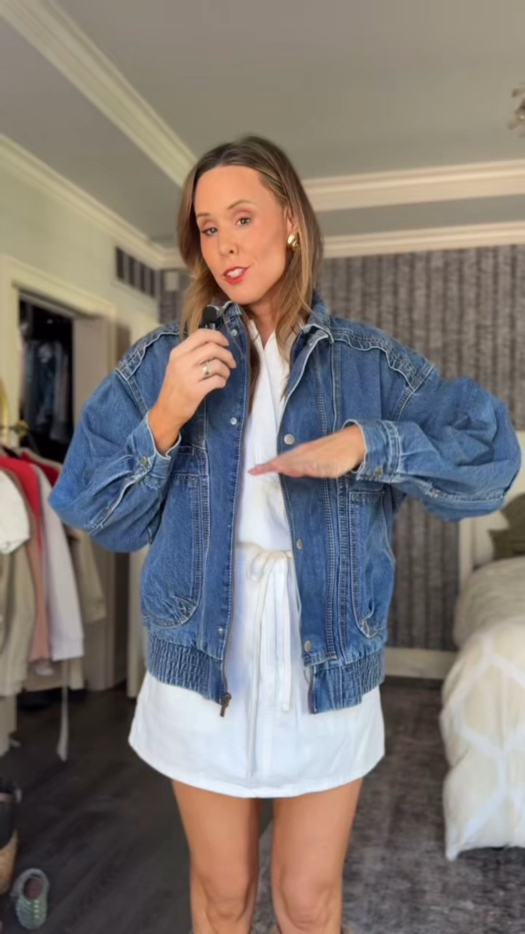 My FAV Denim Bomber Jacket on sale!  

#LTKSaleAlert #LTKootd #LTKFindsUnder50