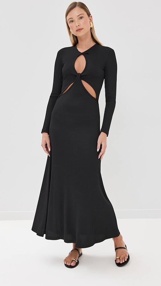 Christopher Esber Open Twist Anglaise Dress | Shopbop | Shopbop