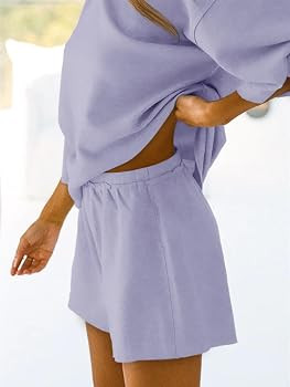 Tankaneo Womens Pajama Sets 3/4 Sleeve Oversized Tops & Loose Fit Shorts Lounge Set with Pockets ... | Amazon (US)