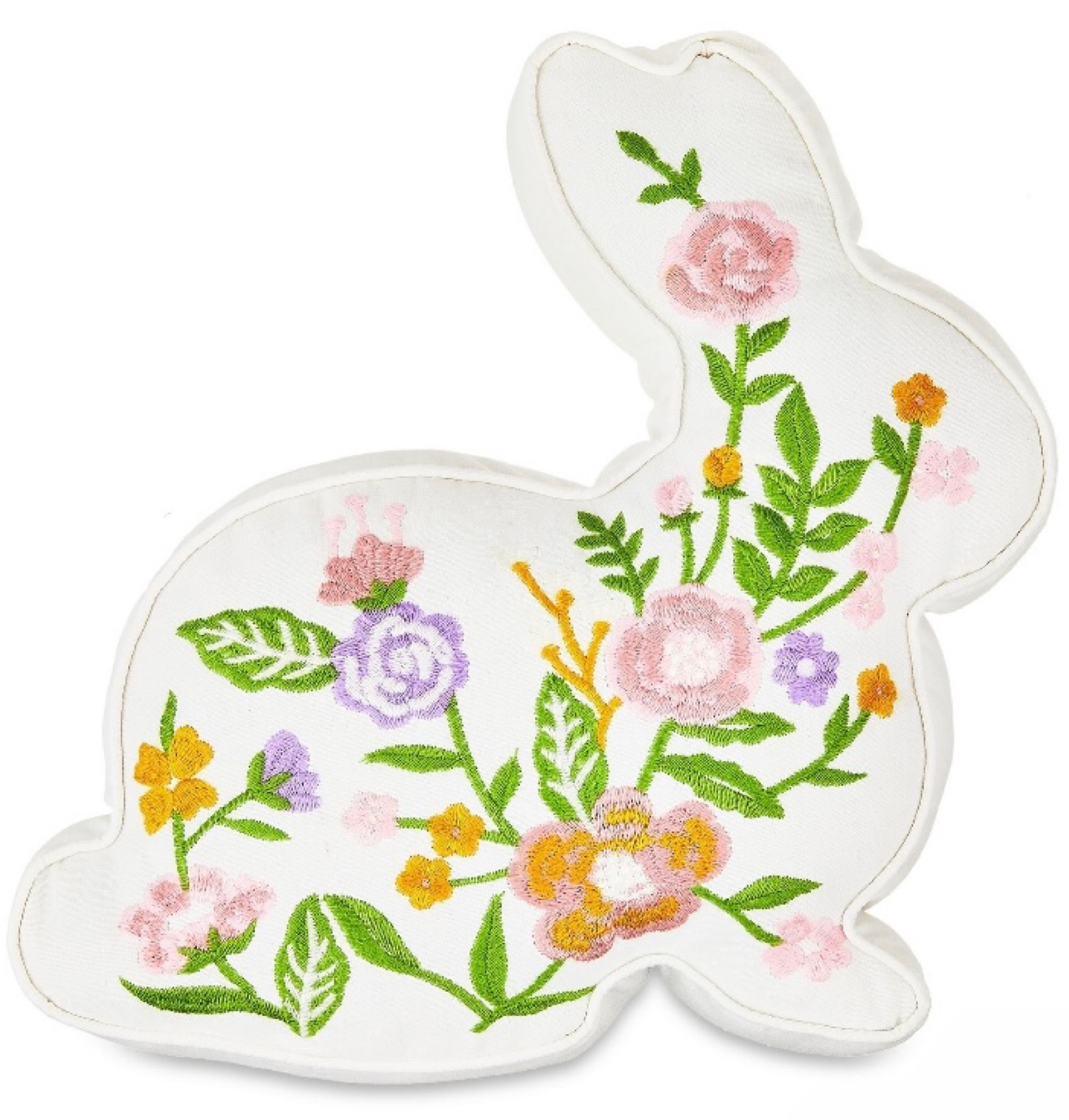 Embroidered Bunny Pillow 
Only $10! So cute I ordered 2!
🤍

#LTKhome #LTKfindsunder50 #LTKSeasonal