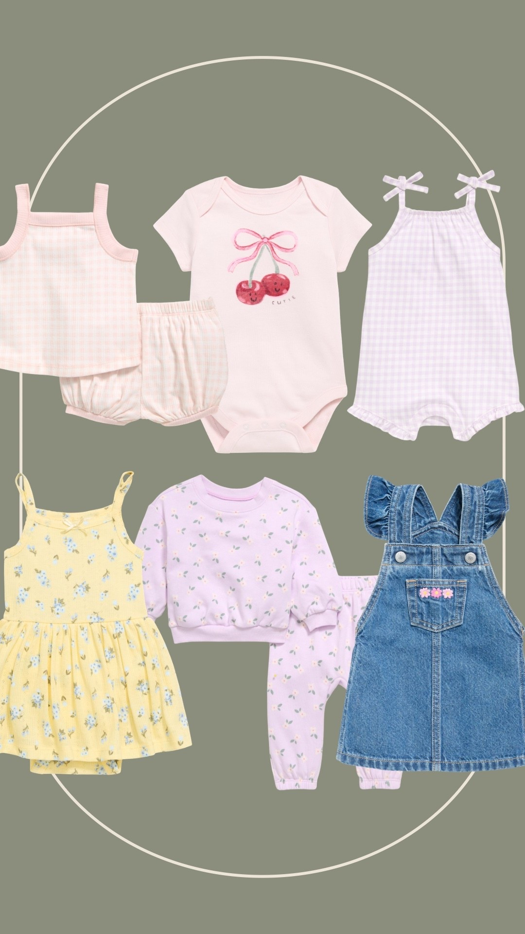 Spring & summer clothes for a baby girl! On sale now! 🌻 