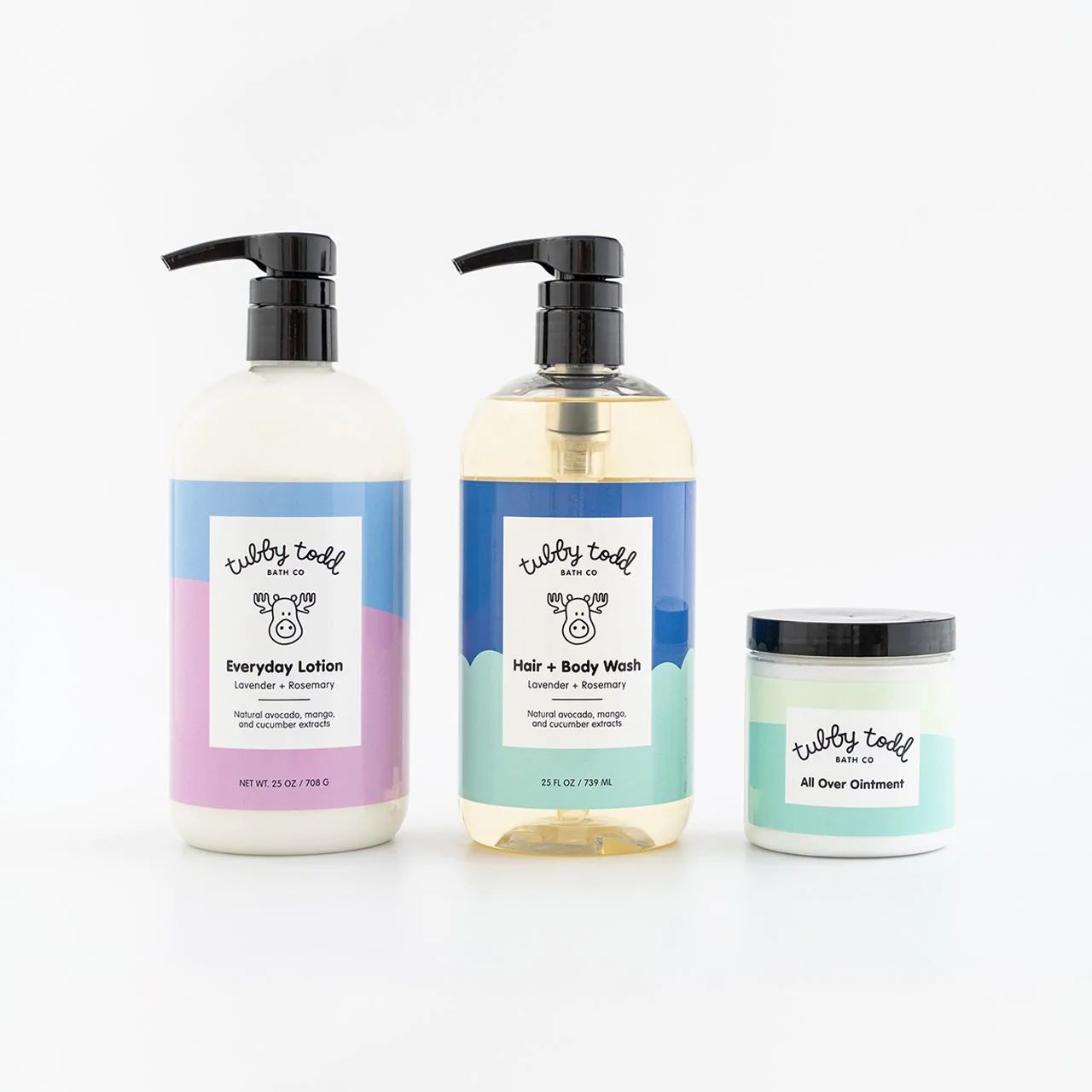 Regulars (Lavender and Rosemary)Regulars (Fresh Raspberry)Regulars (Fragrance-free)Regulars (Swee... | Tubby Todd Bath Co