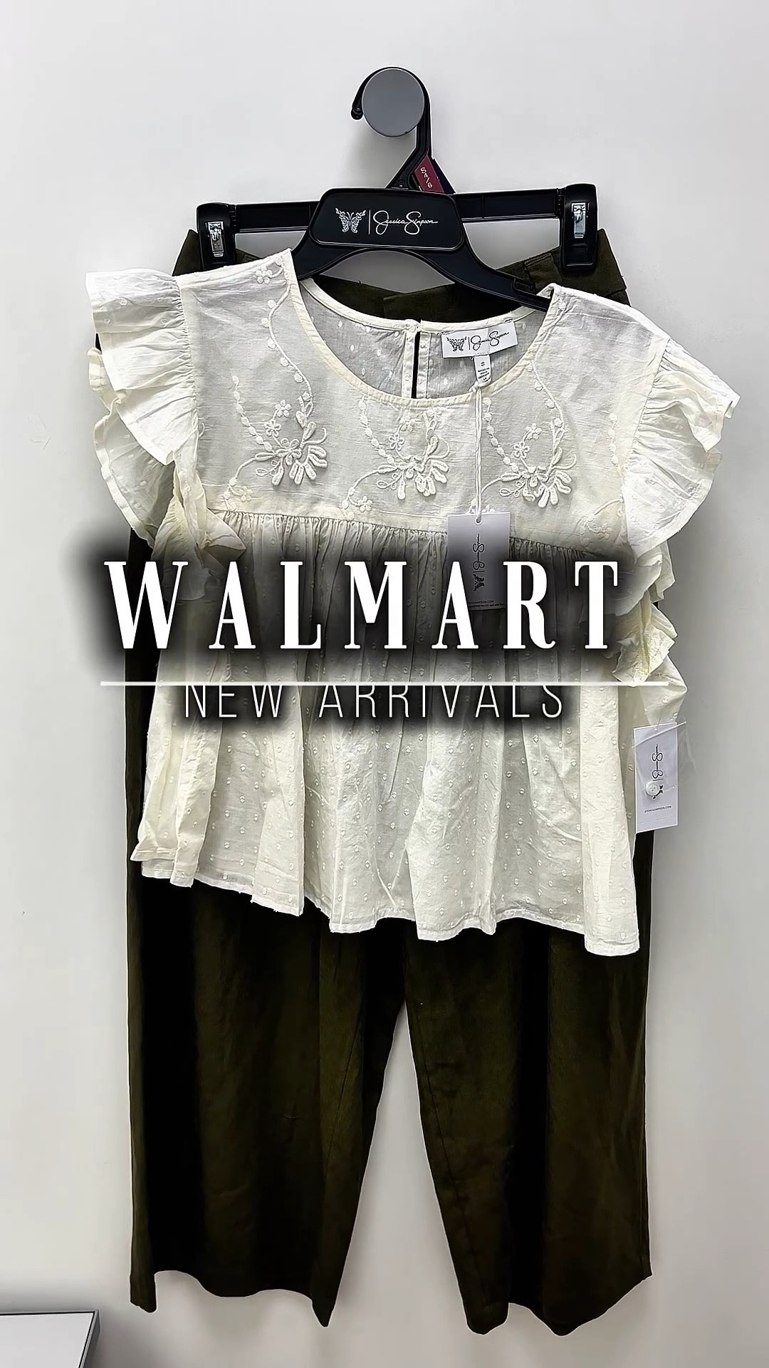 Walmart has some good new arrivals for summer like this ruffle sleeve blouse and cropped barrel pants from scoop.

#LTKootd #LTKgrwm