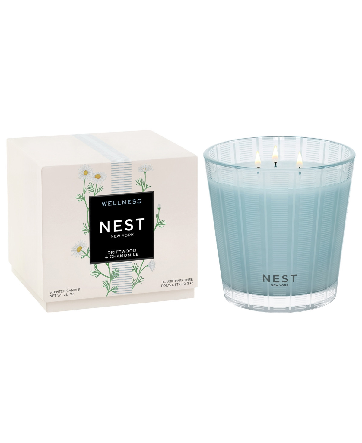 Nest New York Chamomile and Driftwood 3-Wick Candle, 21.1 oz. | Macy's