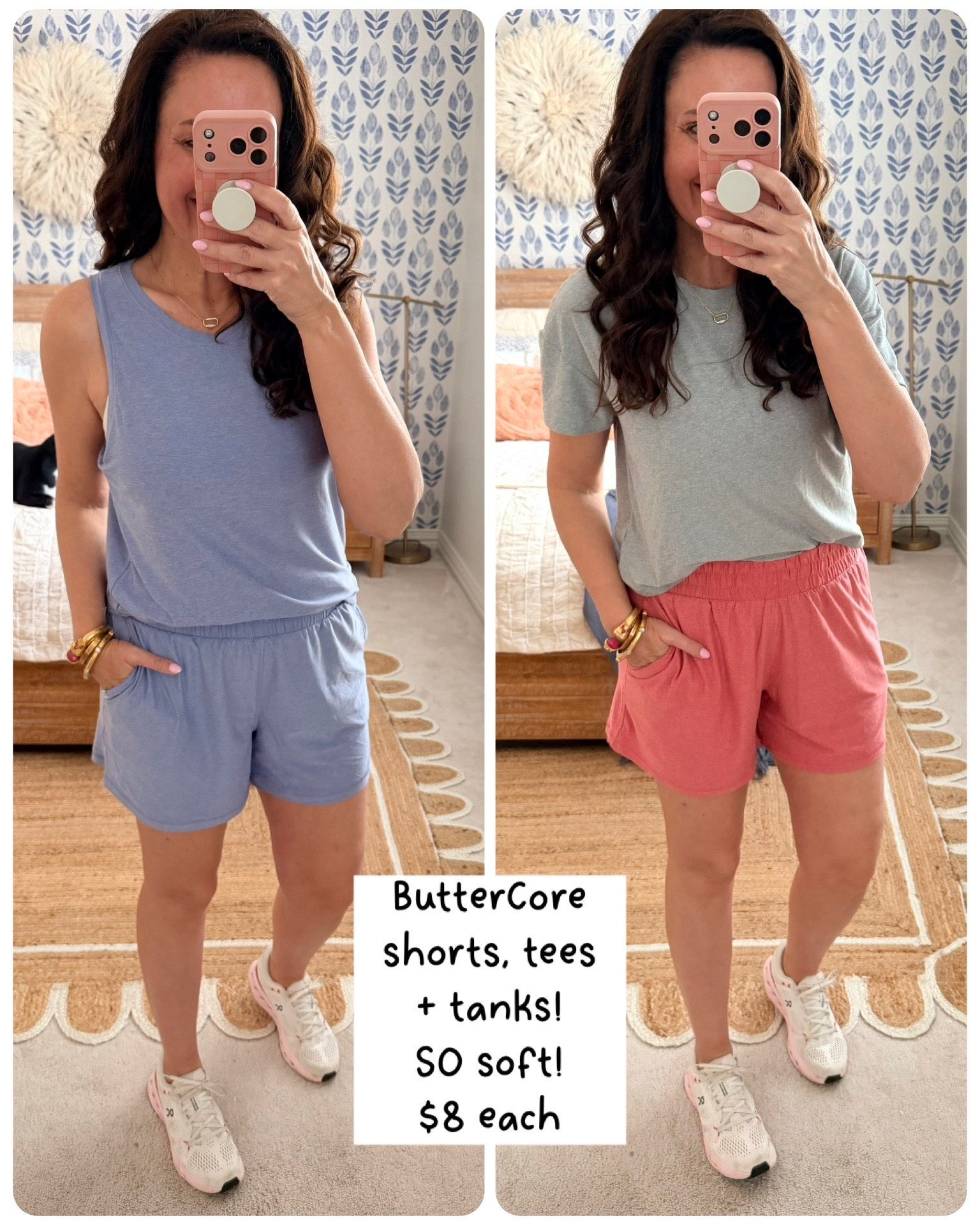 I get a small in the tops, medium in the shorts! A MUST for Spring/Summer and just $8 each!
.


#LTKSeasonal #LTKootd #LTKOver40