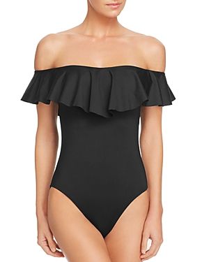 Trina Turk Gypsy Off-The-Shoulder One Piece Swim Suit | Bloomingdale's (US)