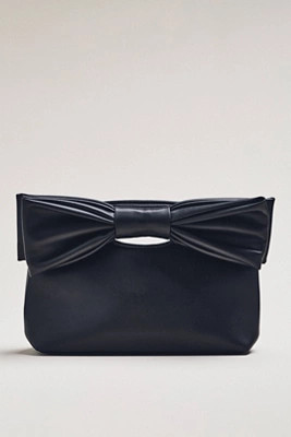 Cutout Handle Bow Clutch | Anthropologie (US)