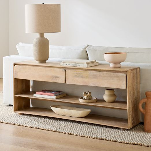 Anton Solid Wood Console (60") | West Elm (US)