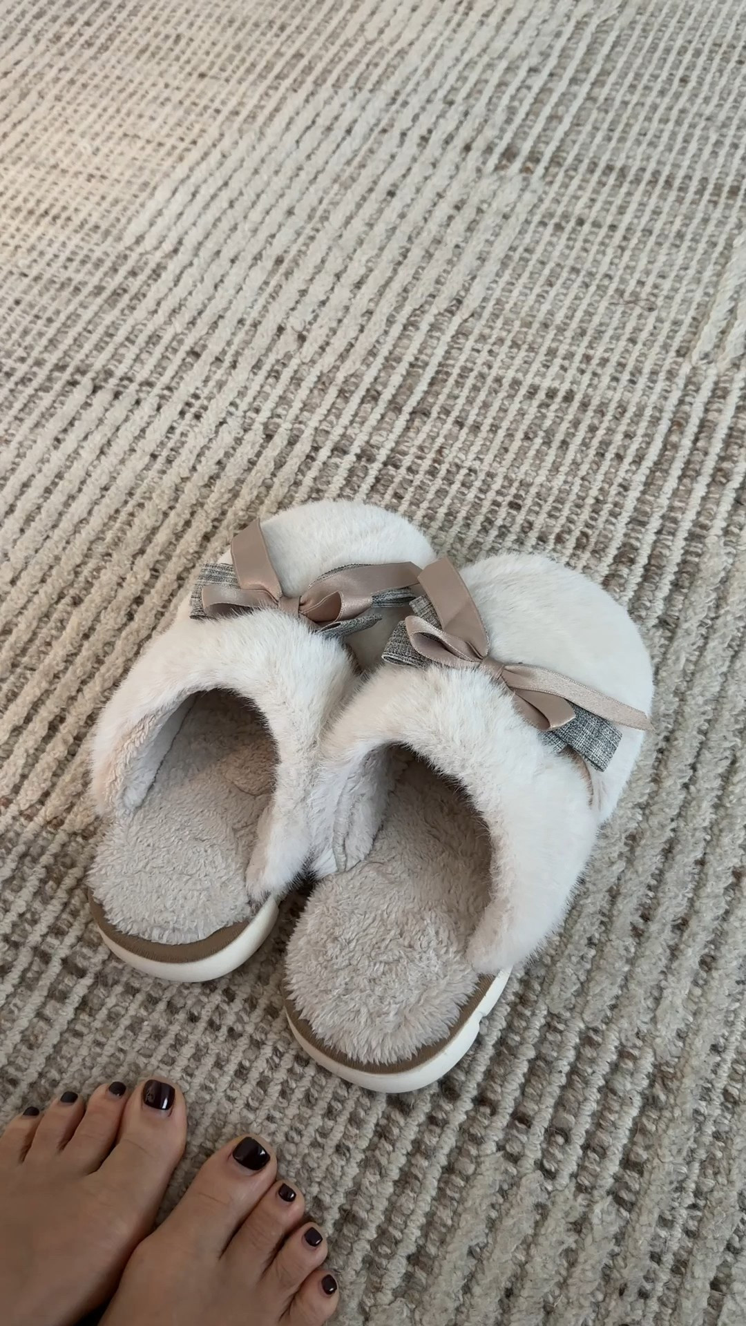 Found the cutest, soft, and warm house slippers to keep the toes warm.   

 #LTKdayinmylife #LTKgrwm #LTKmomlife