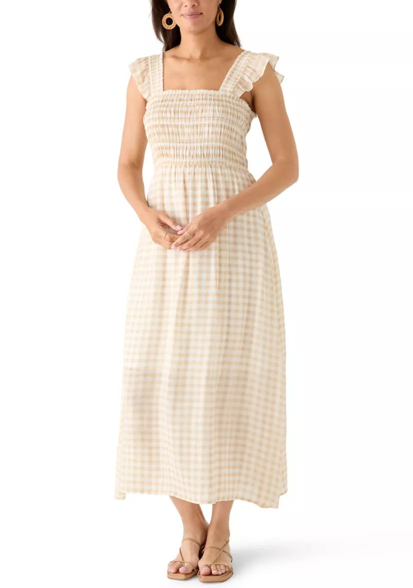 Women's Sleeveless Tie Waist Midi Dress | Belk