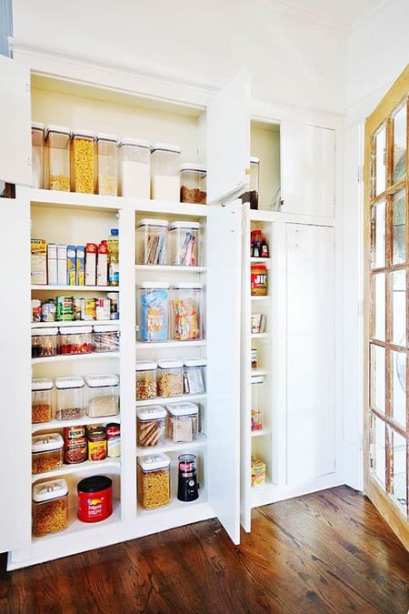 Need an easy idea to organize the pantry? These storage organizers are absolute gold! Great options for all the dry goods in your pantry. Toss the boxes￼

#LTKunder50 #LTKhome #LTKFind