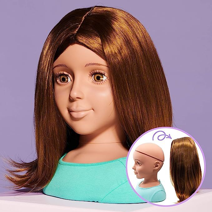 I'm A Stylist Styling Head Deluxe Lucy - Doll Mannequin Head, Interchangeable Wig, Synthetic Fibe... | Amazon (US)