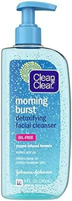 Clean & Clear Morning Burst Detoxifying Daily Facial Cleanser, Oil-Free Formula, 8 fl. oz | Amazon (US)