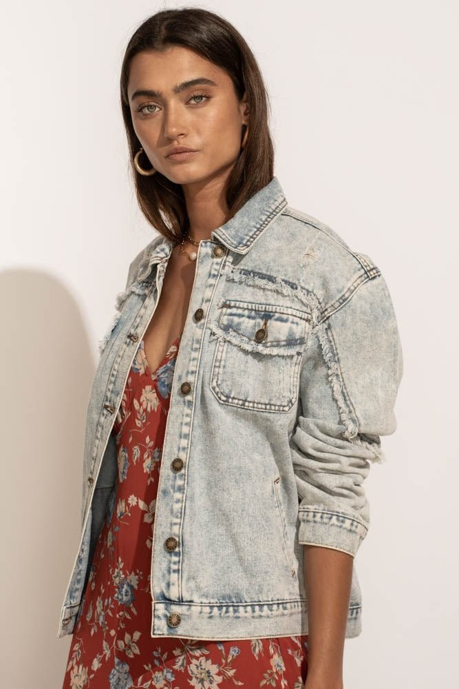 Zoya Denim Jacket - böhme | Böhme US