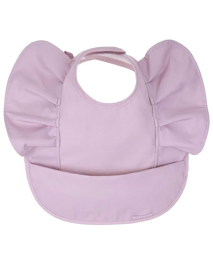 Waterproof Baby Bib for Baby Girl - Better Than Silicone, Wipe Clean and Washable - Toddler Bibs ... | Amazon (US)