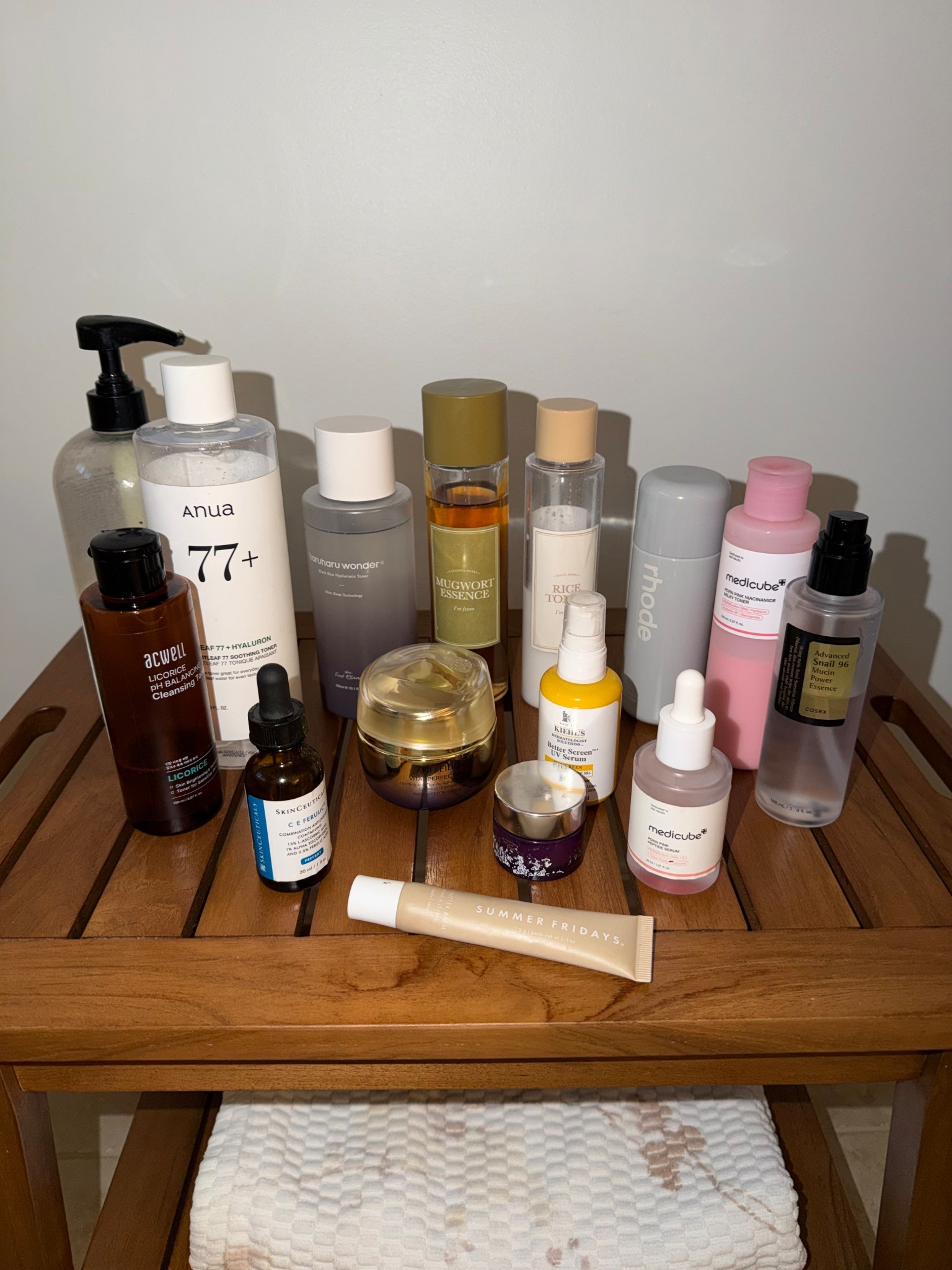 Morning skincare routine! 
Regarding skin flooding: I don’t want you to feel like you need to buy all these products. I just love doing this! You can totally skin flood with one or two toners, layering them a few times. I say do what works best for you. 🤍￼

Selfcare | morning skincare routine | skincare after 40 | Rita Salmo | anti-aging skincare | glass skin routine 

#LTKOver40 #LTKBeauty #LTKselfcare