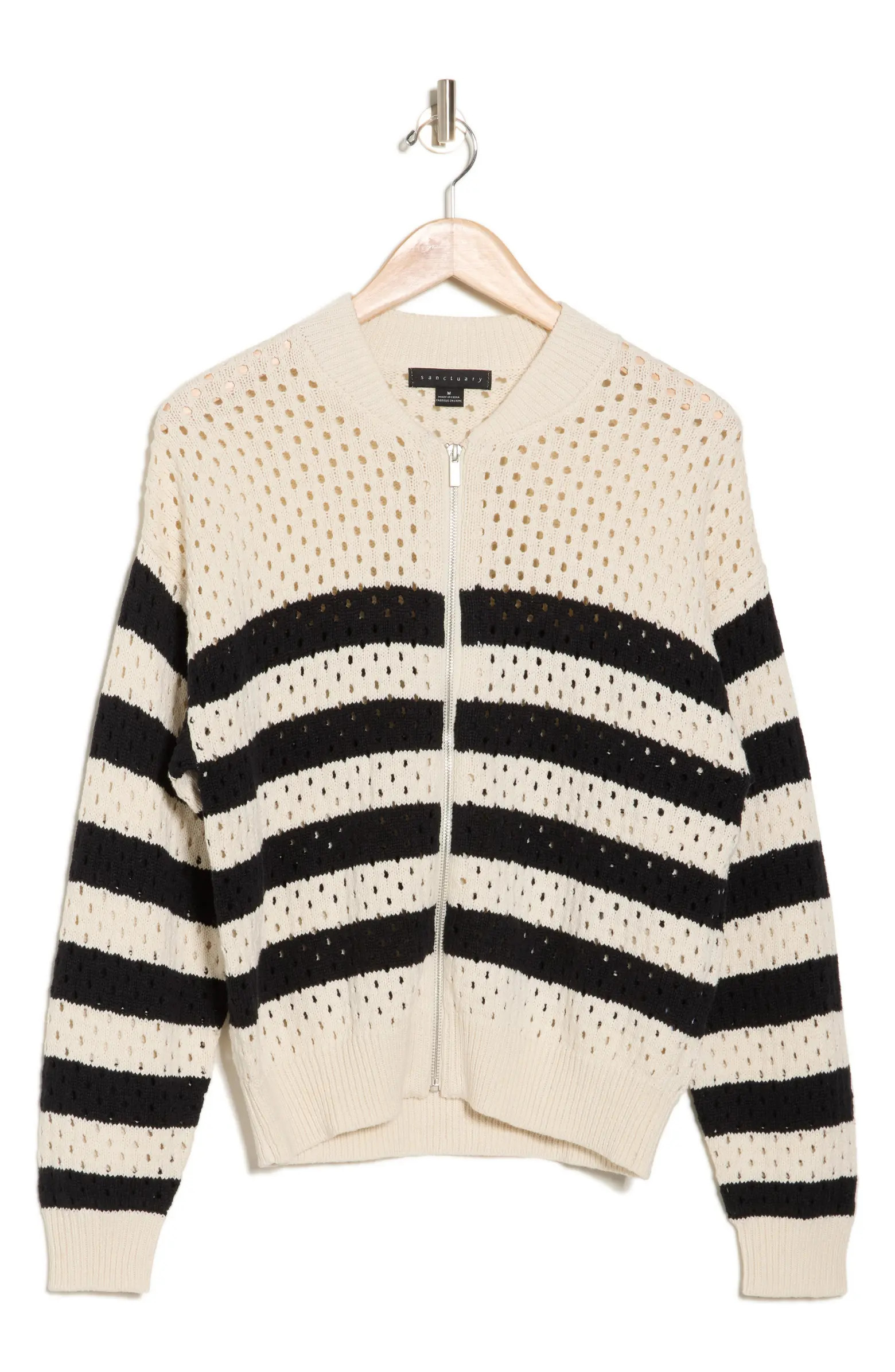 Sanctuary Open Knit Bomber Cardigan | Nordstromrack | Nordstrom Rack