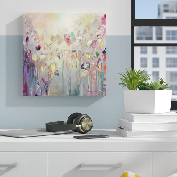 'Butterfly Dance' - Wrapped Canvas Print on Canvas | Wayfair North America
