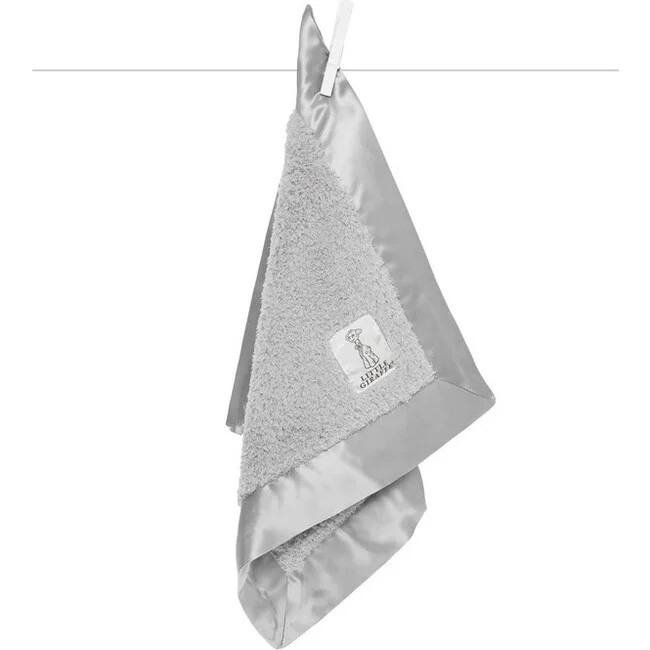 Blankets | Chenille Baby Blanky, Silver Little Giraffe | Maisonette | Maisonette
