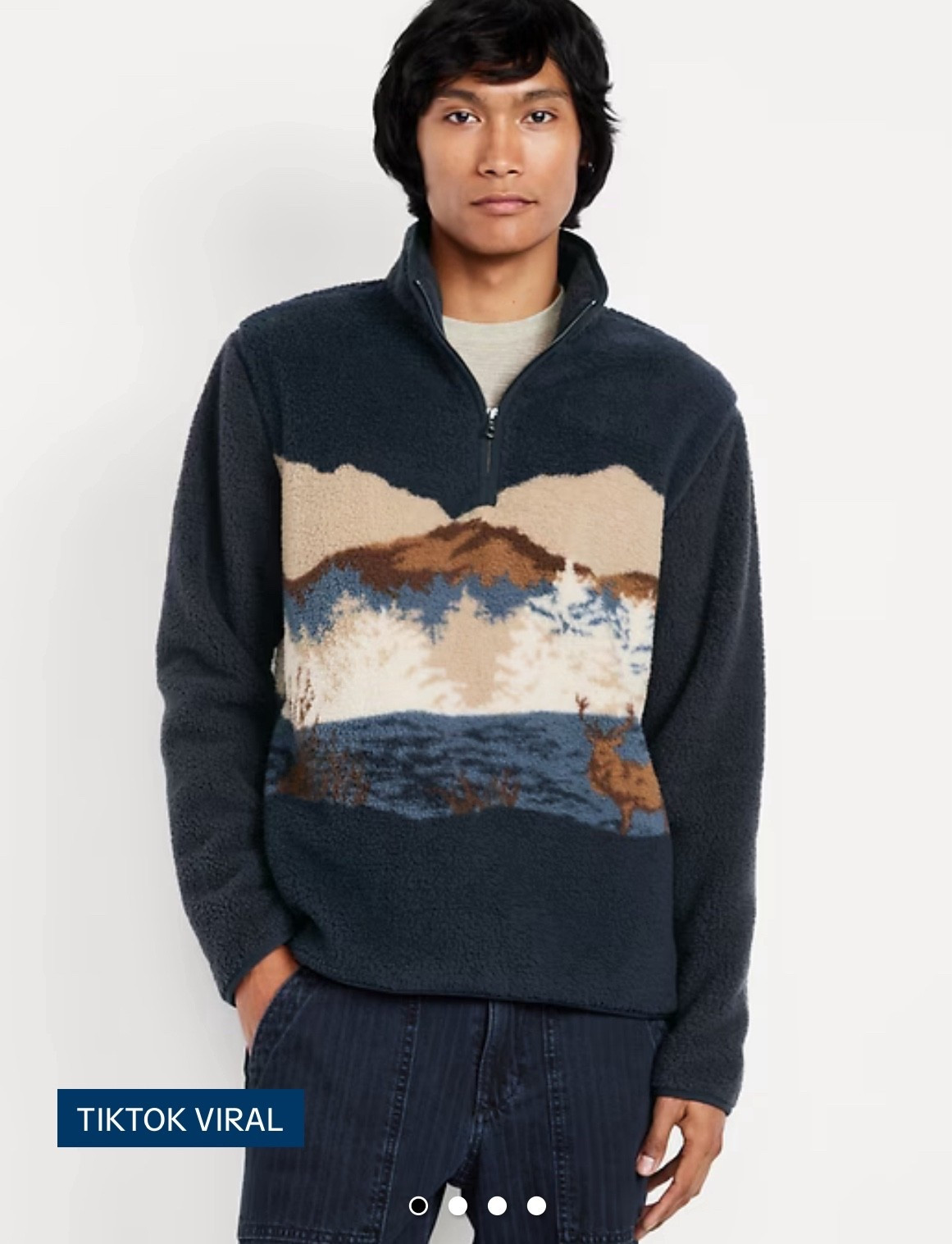 $30 printed sherpa jacket - size up for over sized fit. i did large !!

#LTKGiftGuide #LTKmomlife #LTKSaleAlert