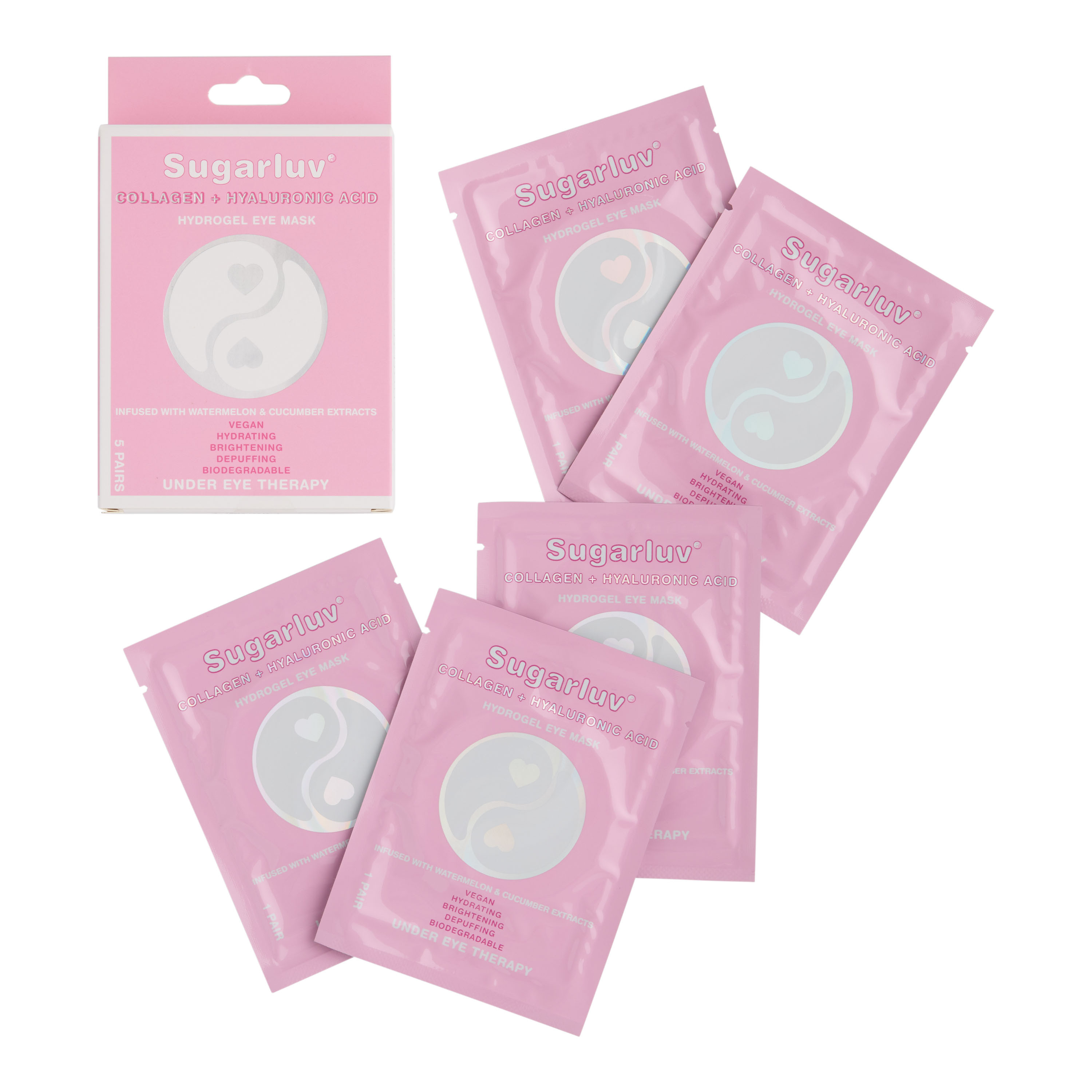 Sugarluv Collagen & Hyaluronic Acid Under Eye Mask 10 Count | World Market