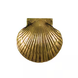 Michael Healy Brass Scallop Door Knocker MHS31 | The Home Depot