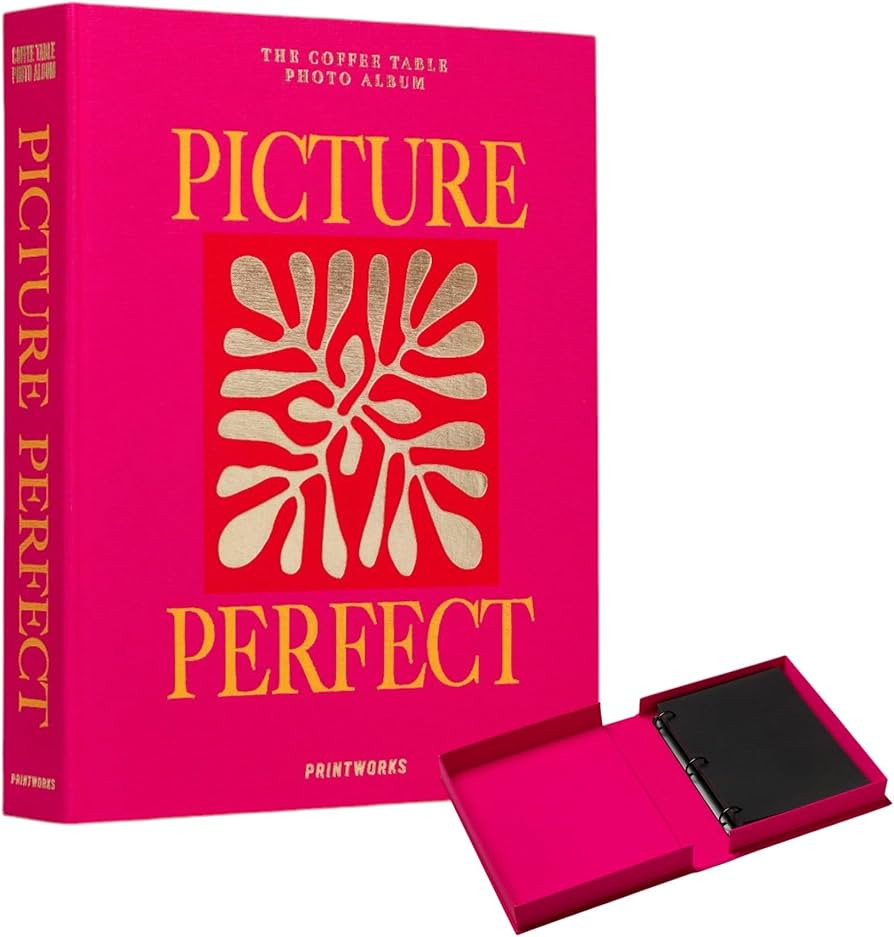 Printworks Photo Album - Picture Perfect, Pink – Cerise Pink Coffee Table Book with 30 Pages ... | Amazon (US)