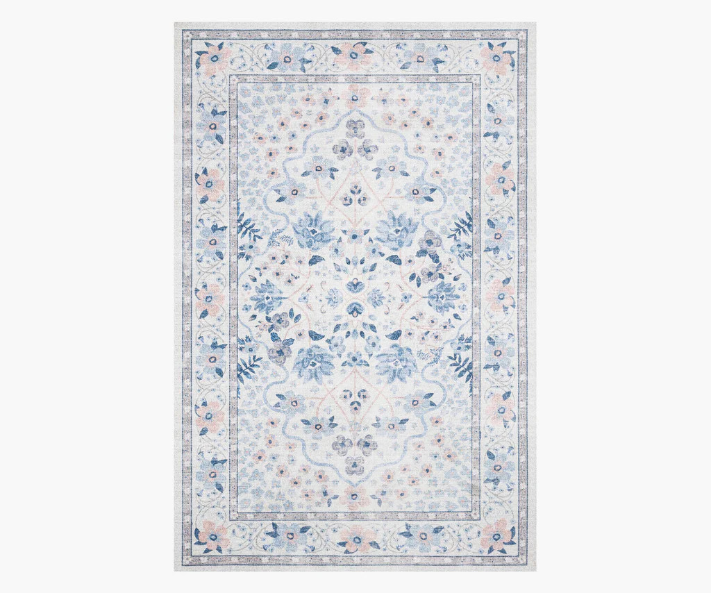 Palais Meadow Printed Rug - Snow | Rifle Paper Co.