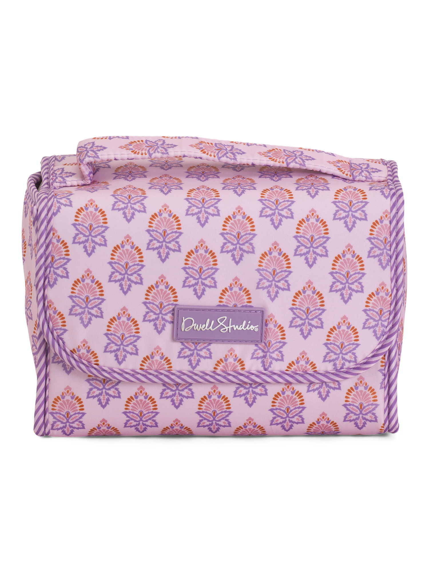Block Printed Hanging Cosmetic Bag | TJ Maxx