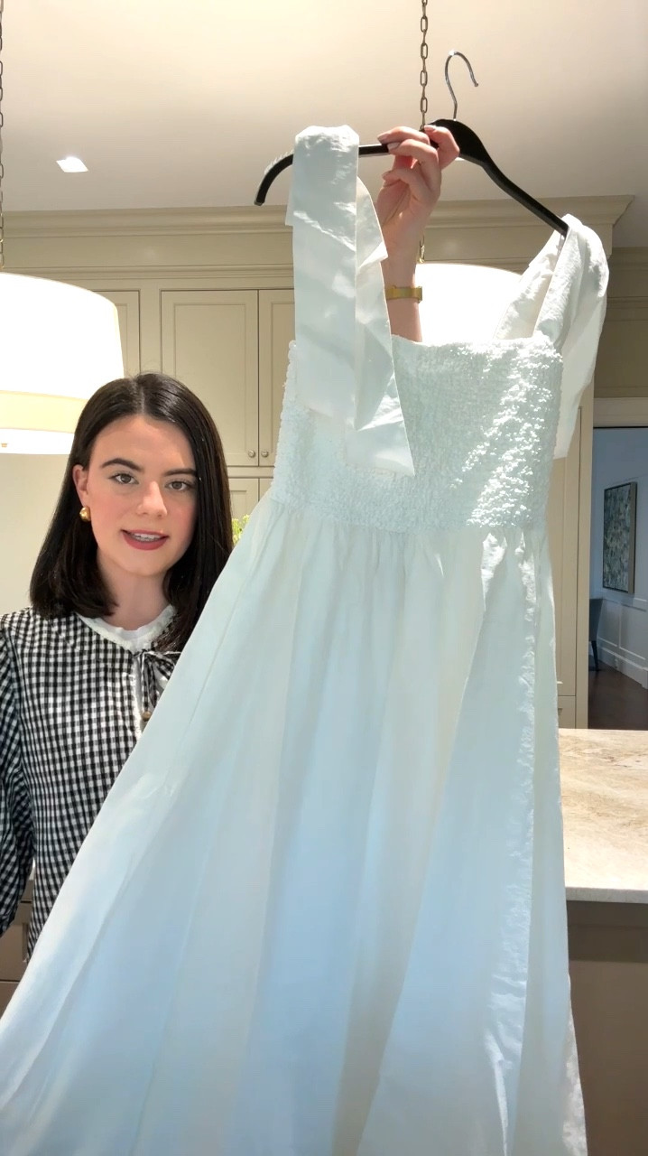 Classic white dress from English Factory! 