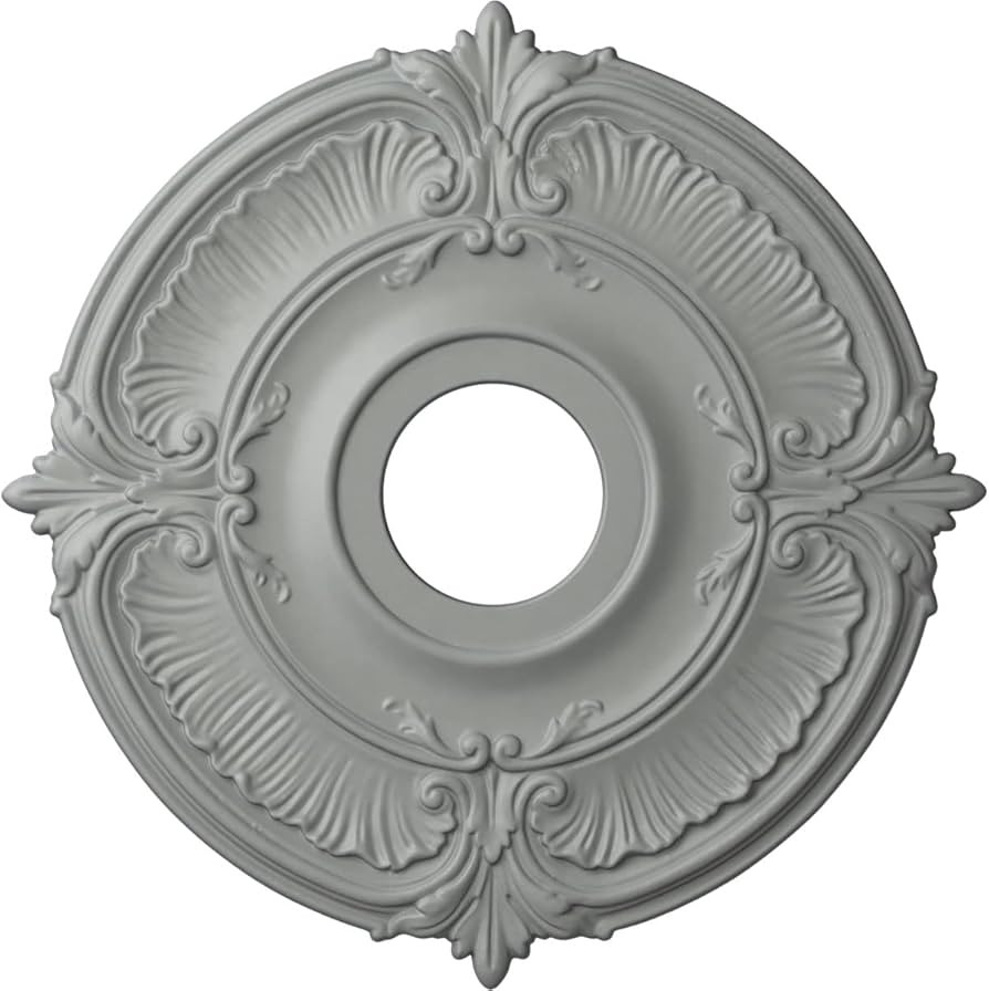 Ekena Millwork CM18AT Attica Ceiling Medallion, 18"OD x 4"ID x 5/8"P (Fits Canopies up to 5"), Fa... | Amazon (US)