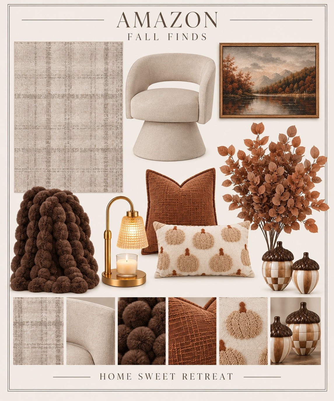 Amazon fall finds that make your home feel a little warmer 🍂🤎

Cozy textures, warm neutrals + just enough fall without going full pumpkin patch.

#LTKSeasonal #LTKHome