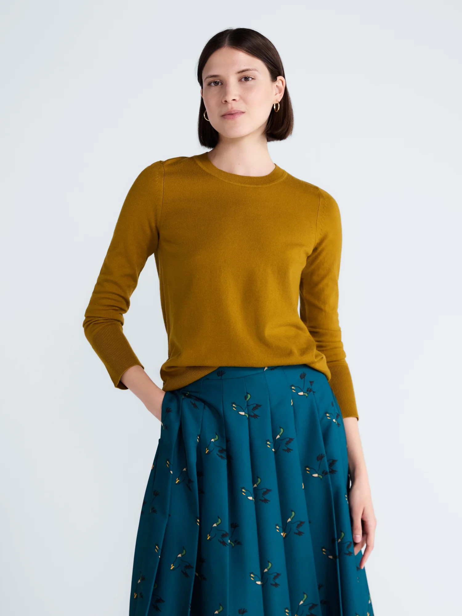 Free Assembly Women's and Women's Plus Cozy Yarn Crewneck Sweater, Midweight, Sizes XS-4X | Walmart (US)