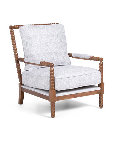 28x37 Herie Snakehead Spindle Accent Chair | TJ Maxx