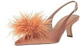Sam Edelman Bianka Feather Pump Warm Blush Feather 6 Medium | Amazon (US)