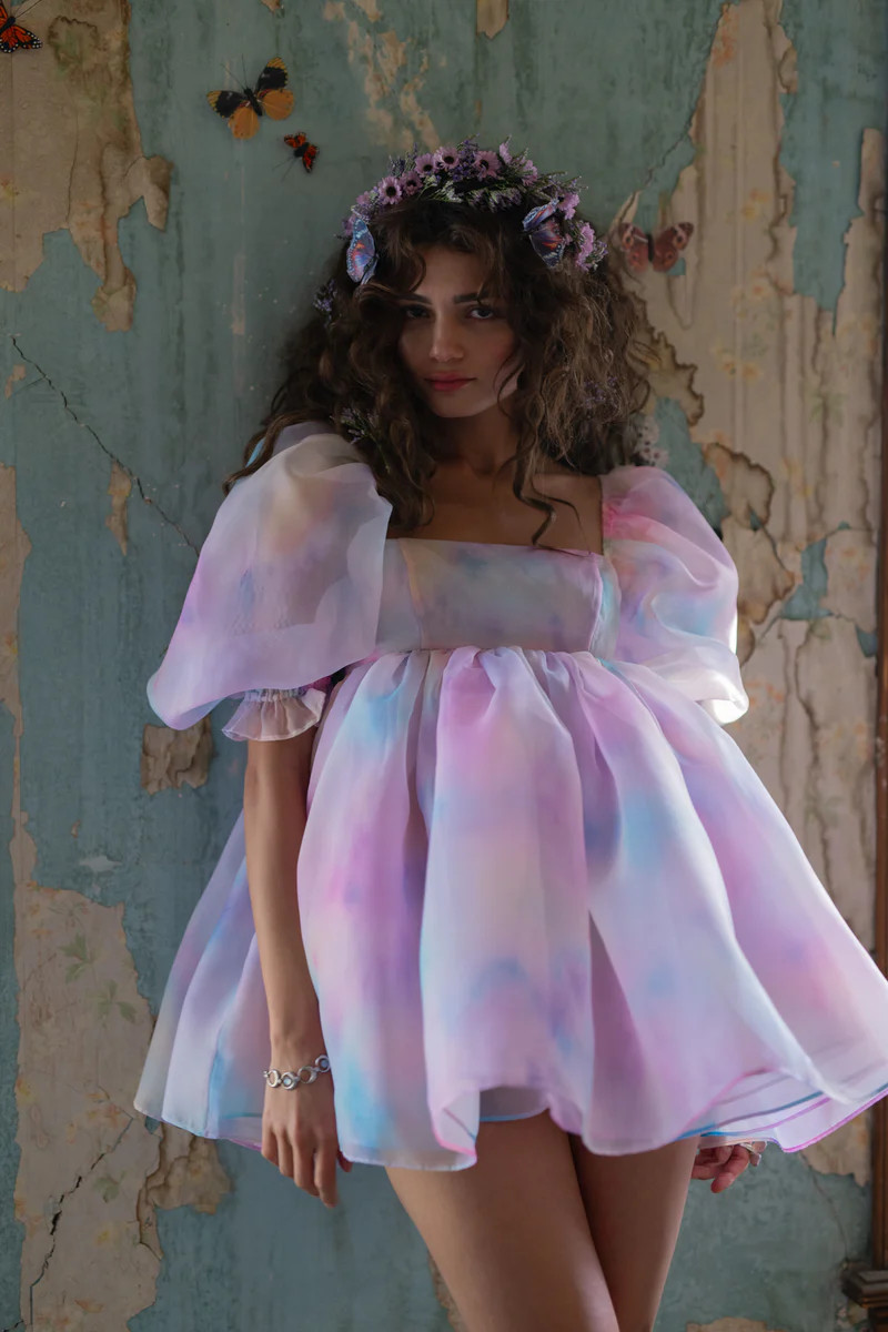 The Morpho Puff Dress | Selkie Collection