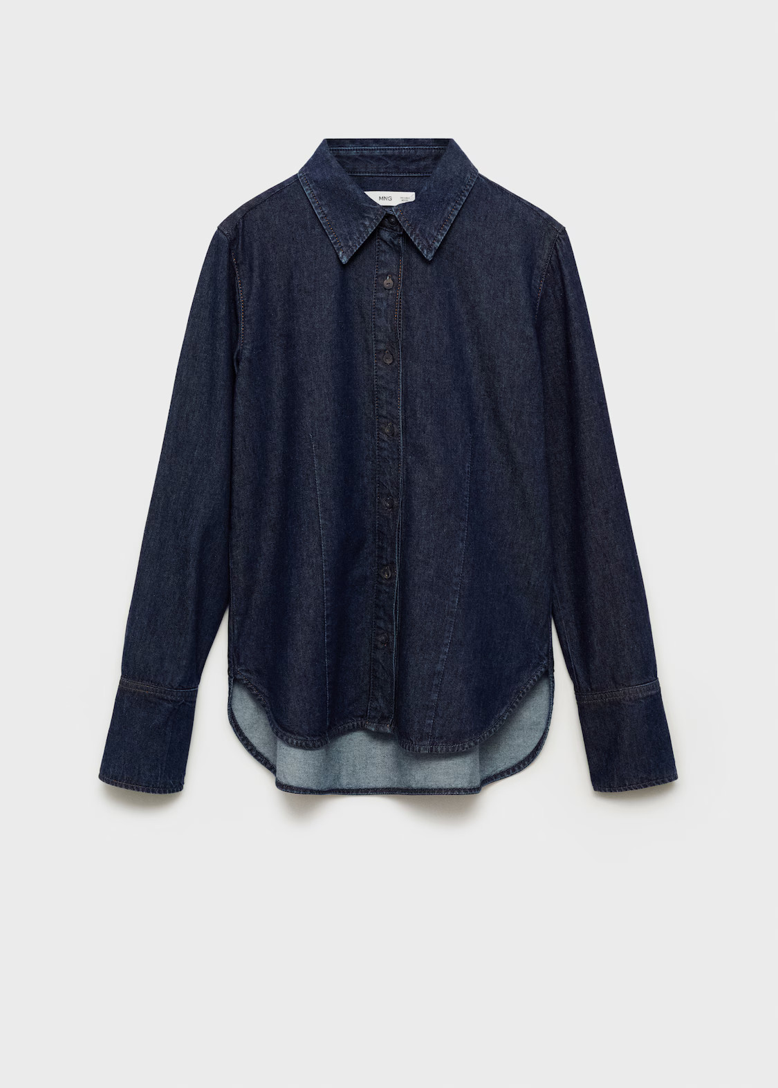 Rinse-wash denim shirt - Women | MANGO United Kingdom | MANGO (UK)