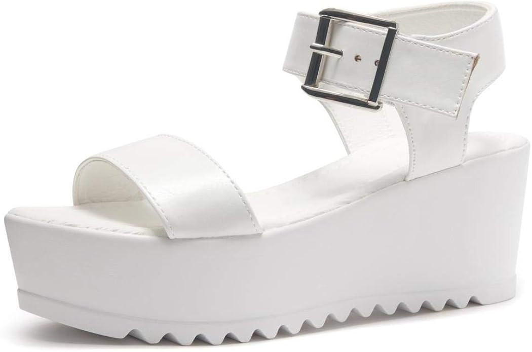 Herstyle Carita Women's Open Toe Ankle Strap Platform Wedge Sandals | Amazon (US)