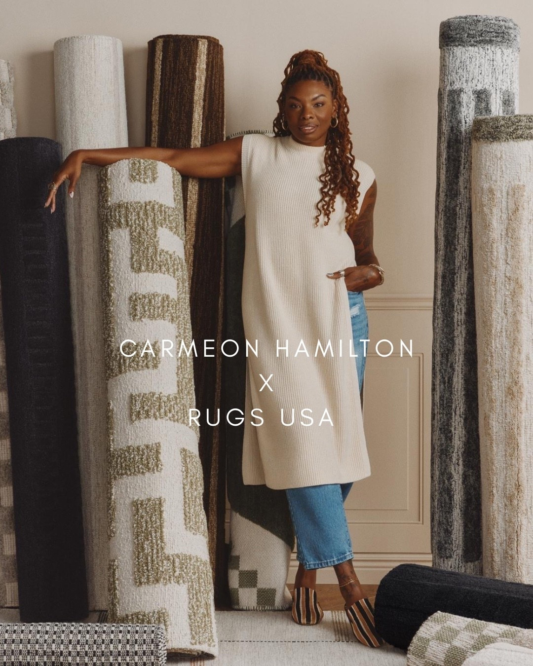 Introducing the Carmeon Hamilton x Rugs USA Collection
A soulful foundation for every space

home decor, fall decor, interior design, rugs for home, Afroboheme decor, mid century modern decor, 

#LTKHome