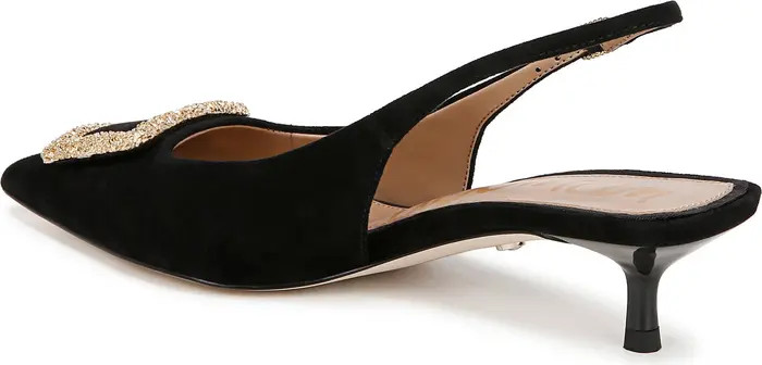 Kammie Slingback Pointed Toe Kitten Heel Pump (Women) | Nordstrom