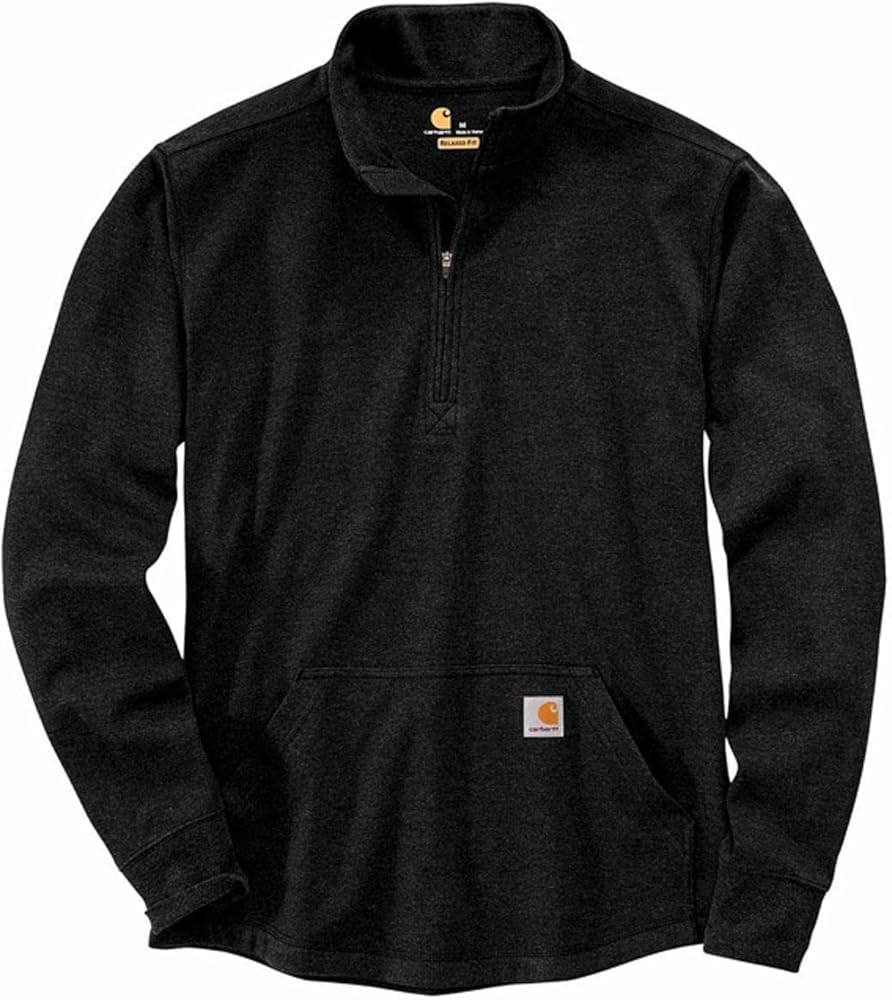 Carhartt Men's Long-Sleeve, Black, X-Large at Amazon Men’s Clothing store | Amazon (US)