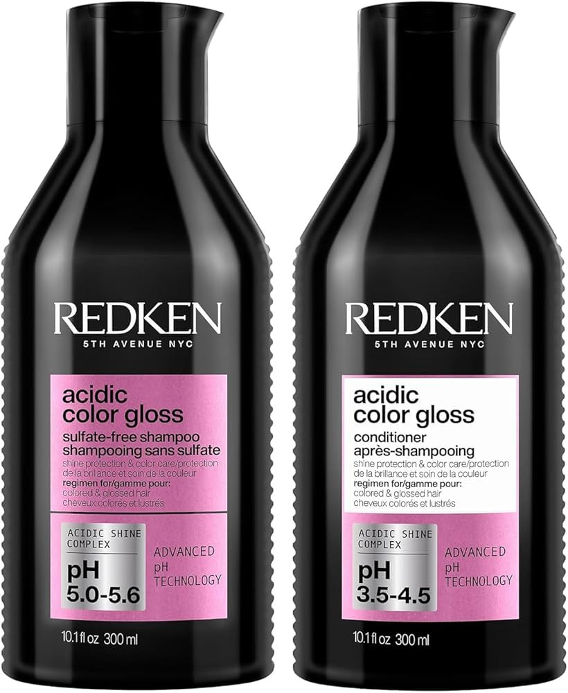 Redken Acidic Color Gloss Sulfate-Free Shampoo and Conditioner Set for Color Protection and Shine... | Amazon (US)