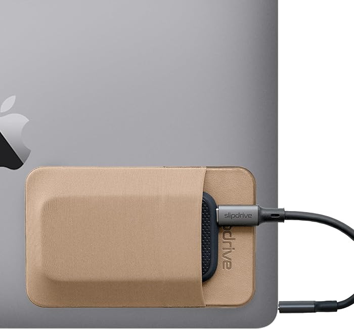 Slipdrive - Portable Hard Drive Sleeve for Laptop - SSD Solid State Drive - Reusable Adhesive - 5... | Amazon (US)