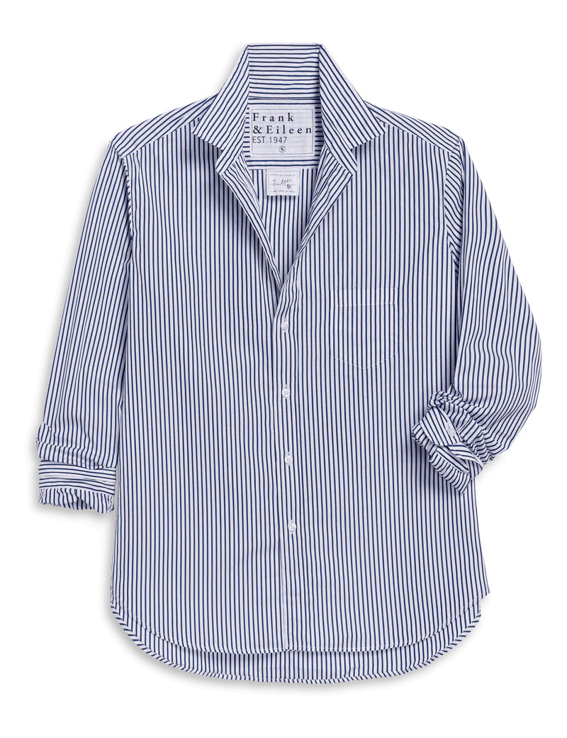 EILEEN White and Navy Stripe, Superluxe | Frank & Eileen