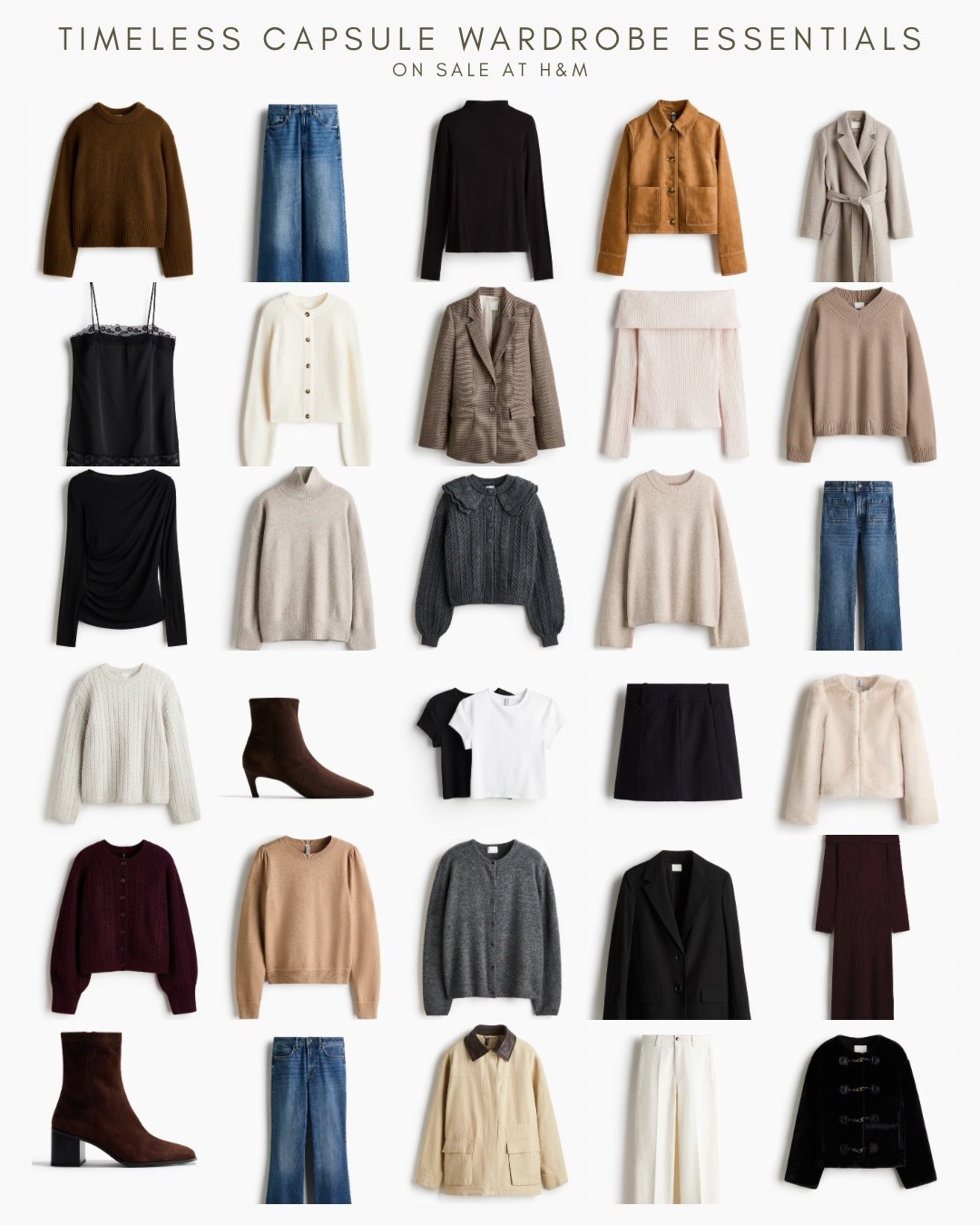 An affordable capsule wardrobe!!!! 

#LTKSaleAlert #LTKFindsUnder50 #LTKSeasonal