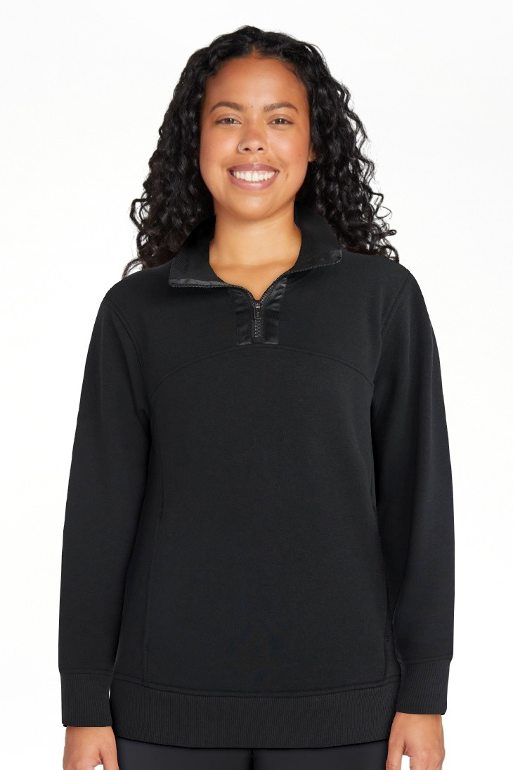 Avia Women's and Women's Plus Fleece Quarter Zip Pullover, Sizes XS-4X | Walmart (US)